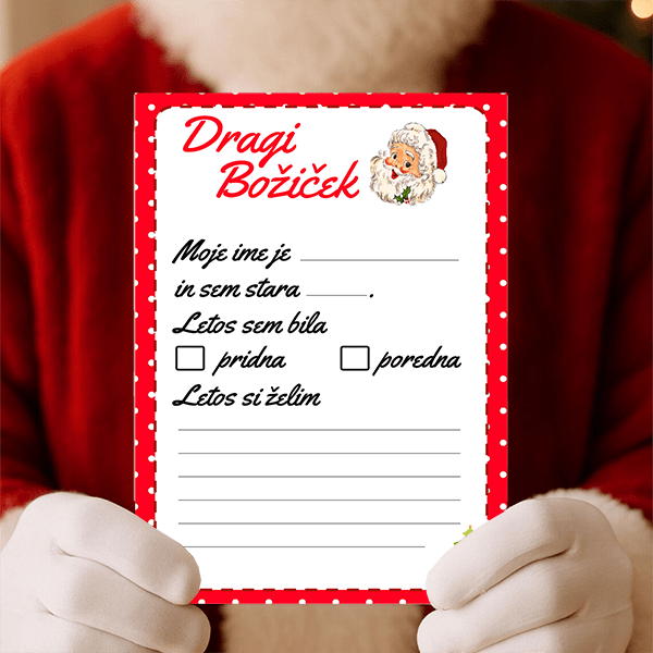 Pismo Punčka piše Božičku